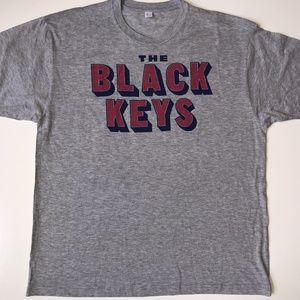 The Black Keys Tshirt Concert Merch Authentic Gray Band Tee